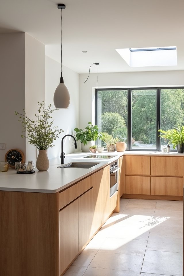 bright inviting kitchen oasis