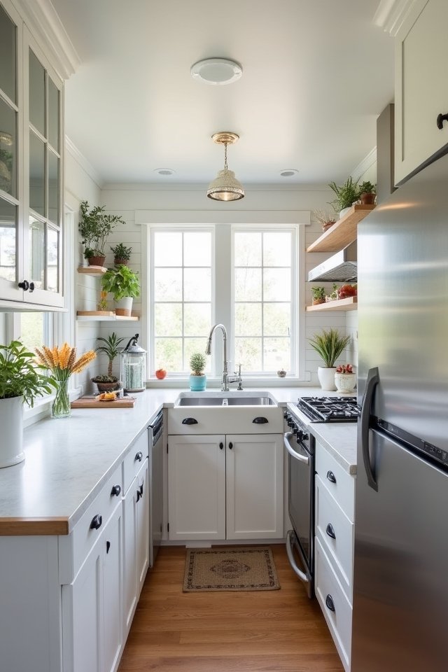 bright spacious light filled kitchen
