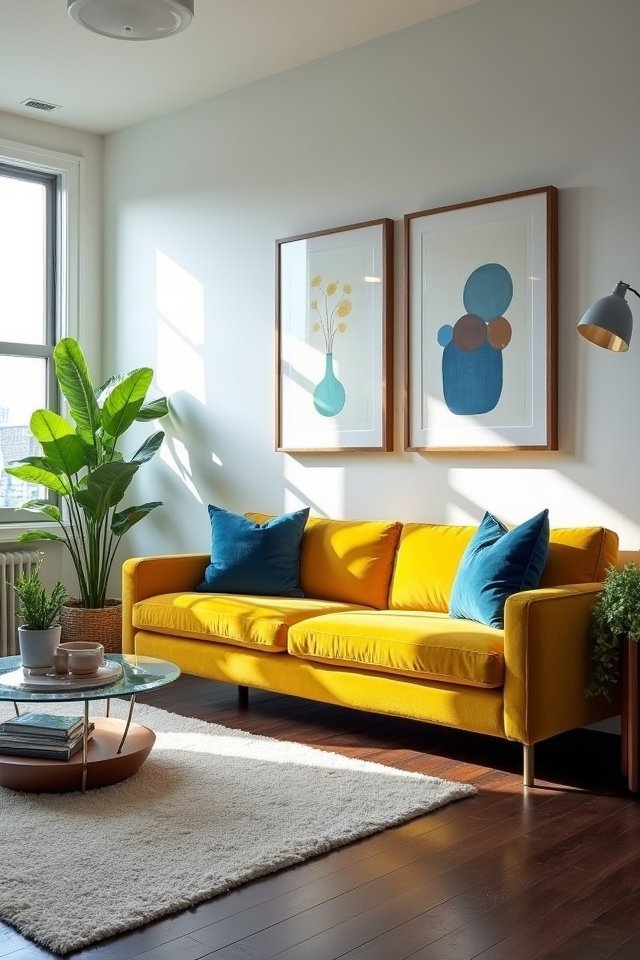brighten dark living spaces