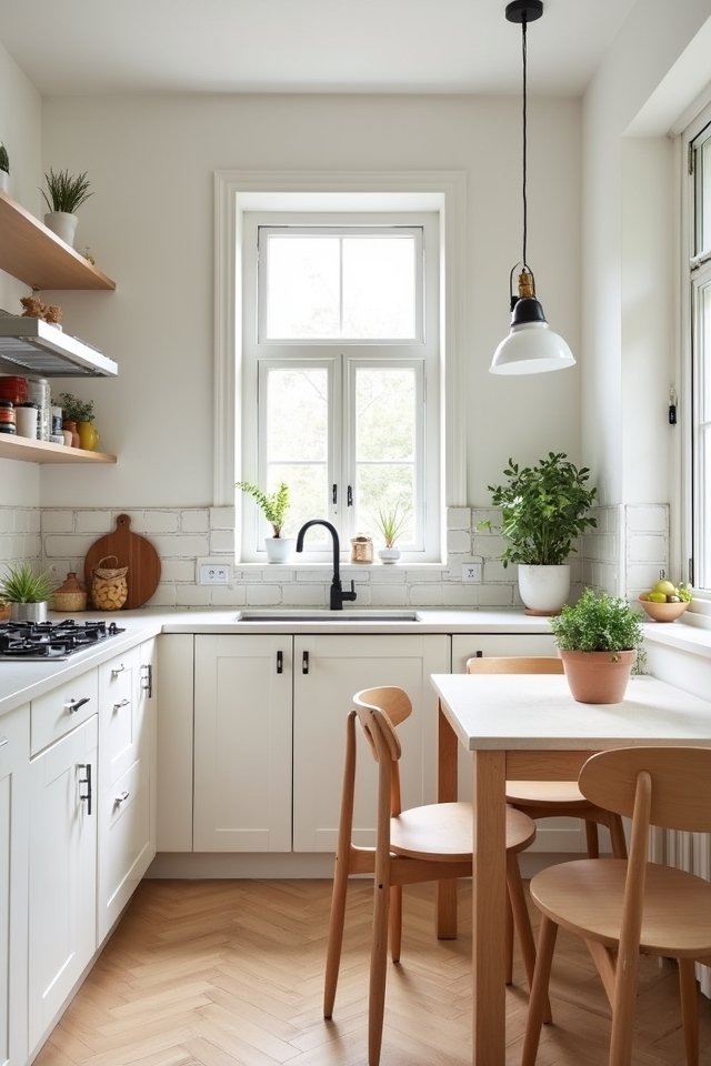 brighten kitchen with light
