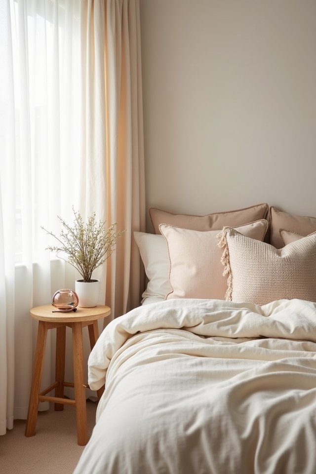 brighten small bedroom oasis