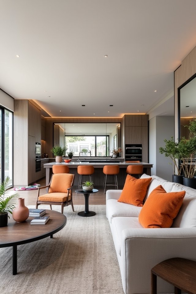 brighten space with mirrors