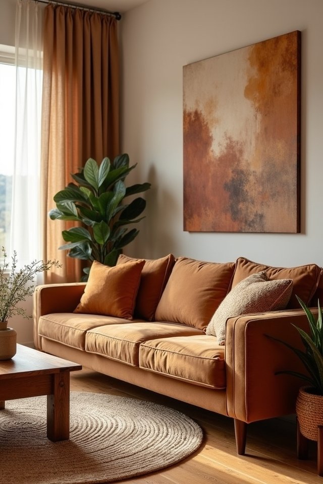 brown inspired artistic decor ideas