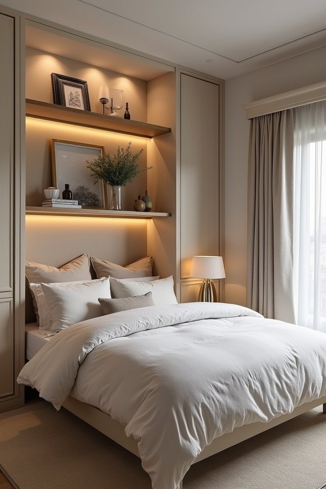 built in storage solutions maximize space