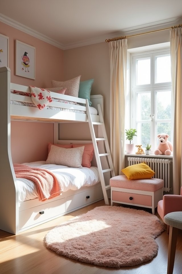 bunk beds with storage