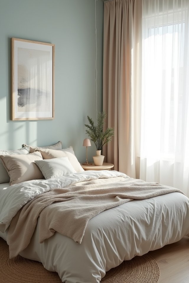 calming color palette transformation
