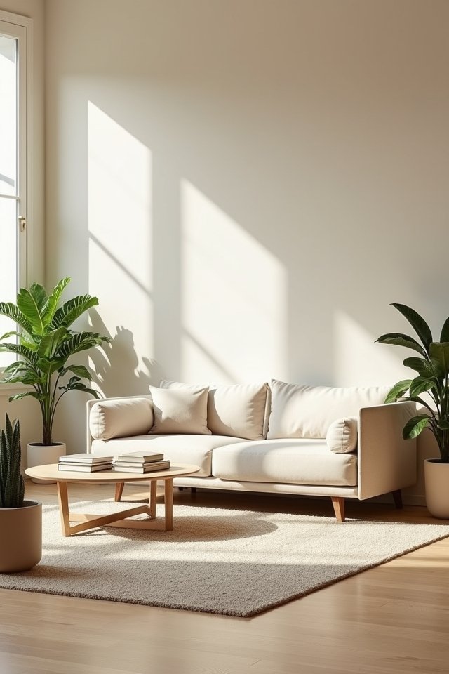 calming minimalist zen sanctuary