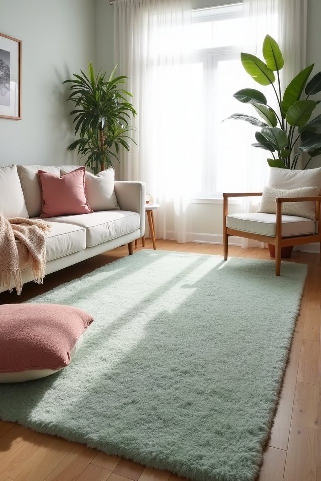 calming soft pastel hues
