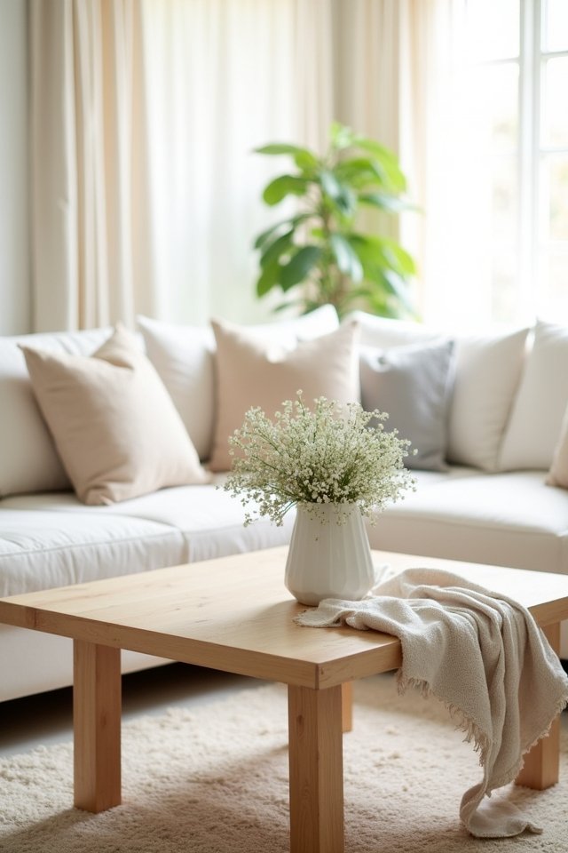 calming white furniture transformation