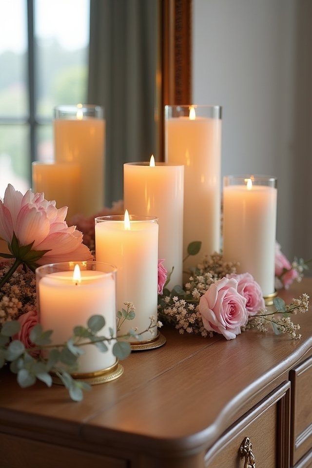 candle decor for ambiance