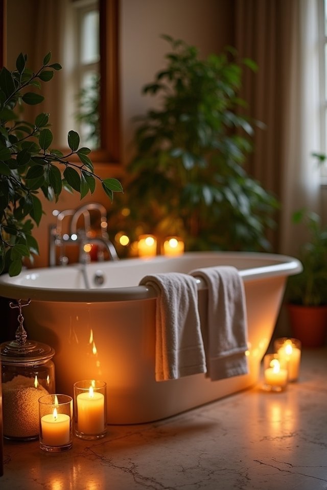 candlelit spa relaxation retreat
