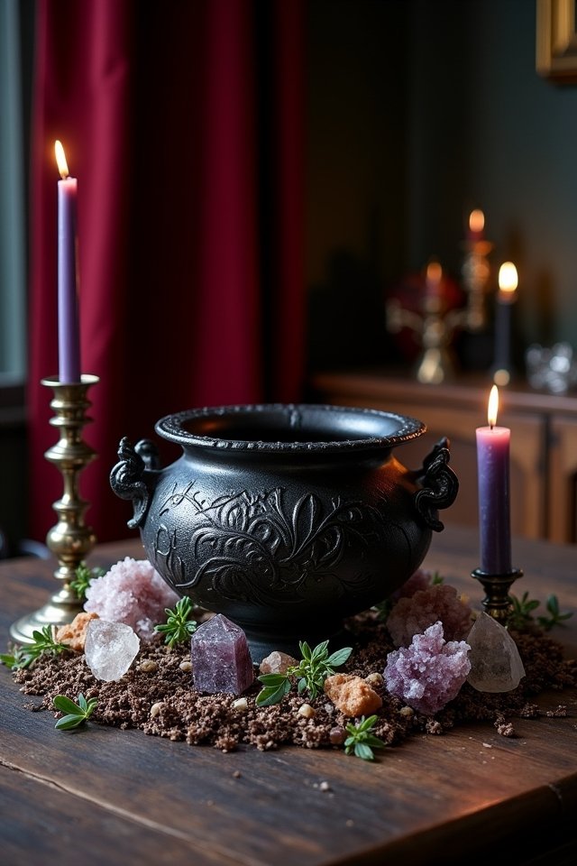cauldron decor for parties