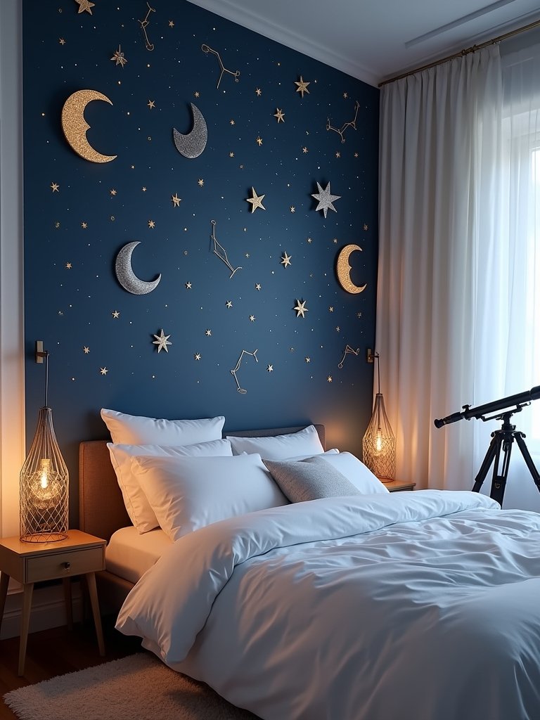 celestial bedroom design inspiration