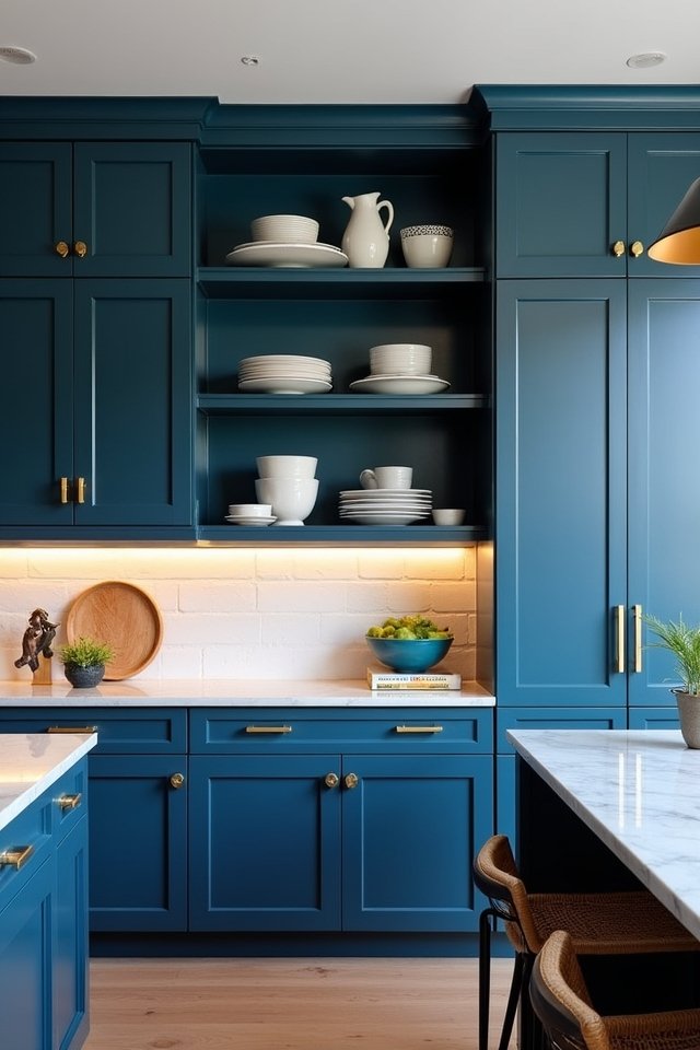 cerulean open shelving charm