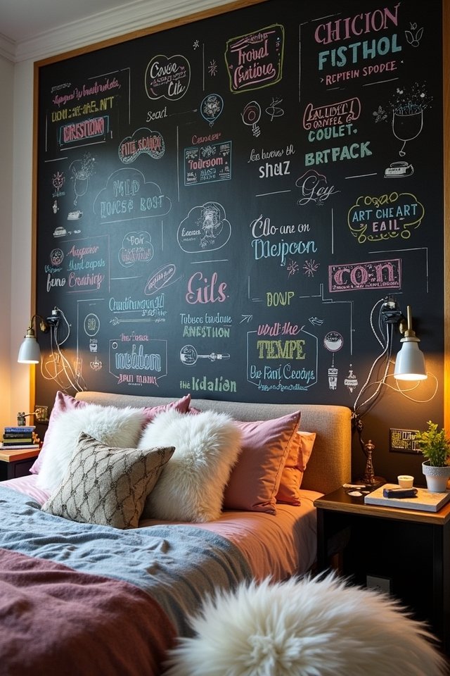 chalkboard walls for creativity