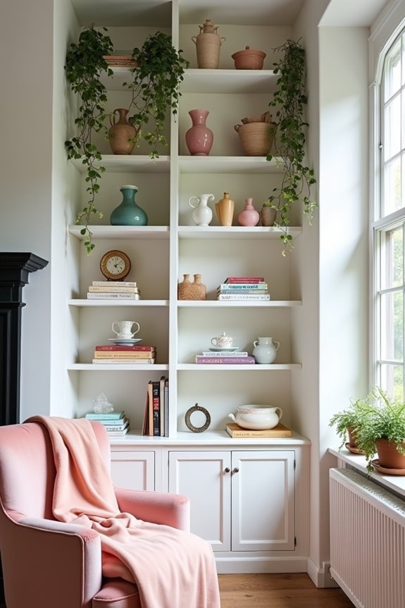 charming bookshelf decor tips