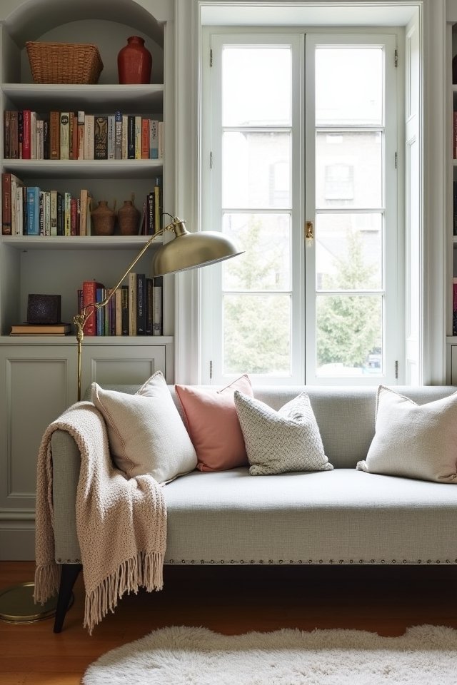 charming classic upholstered bench