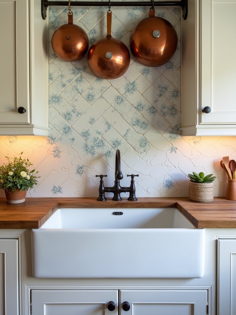 charming cottage style backsplash ideas