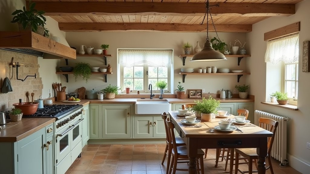 charming country cottage kitchens