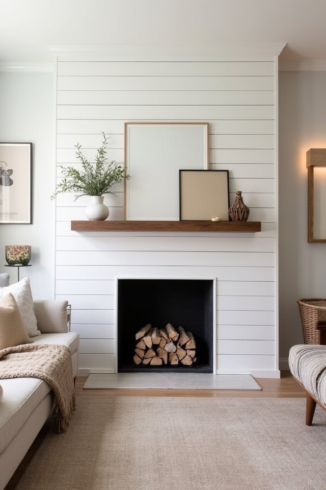 charming elegant white shiplap