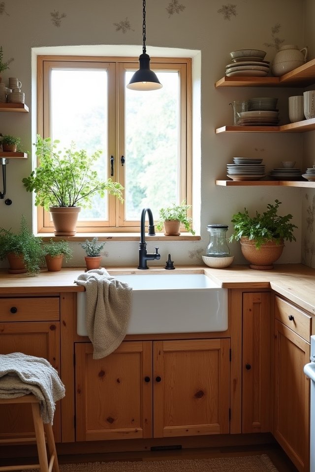 charming farmhouse sink design