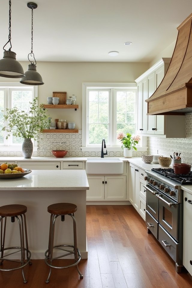 charming functional kitchen layouts