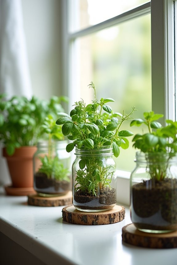 charming indoor herb planters