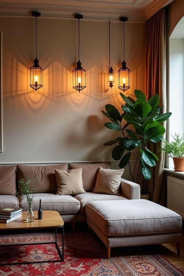 charming lantern style ceiling fixtures