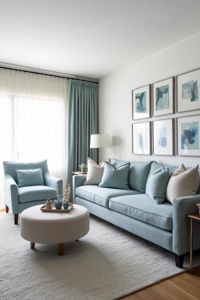 charming light blue grey mix