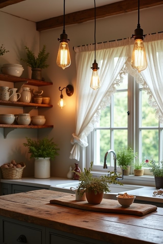 charming lighting transforms kitchens