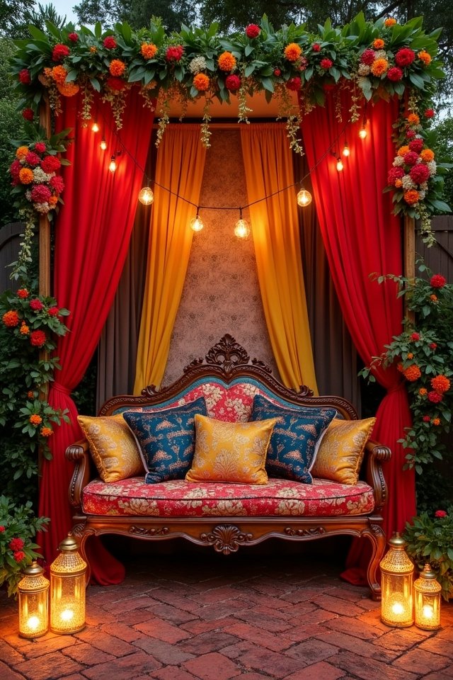 charming mehndi photo booth