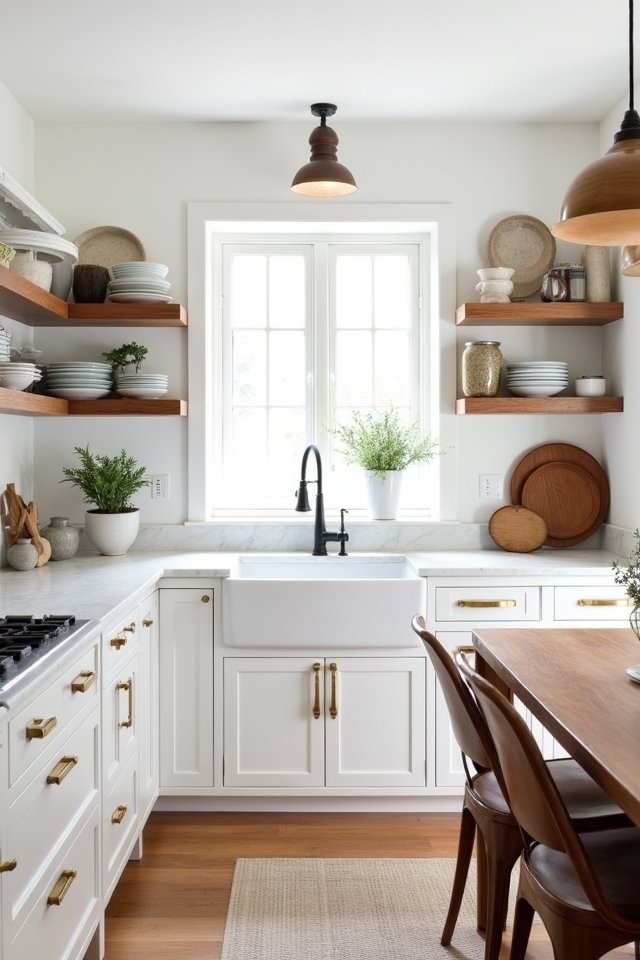 charming modern farmhouse kitchen