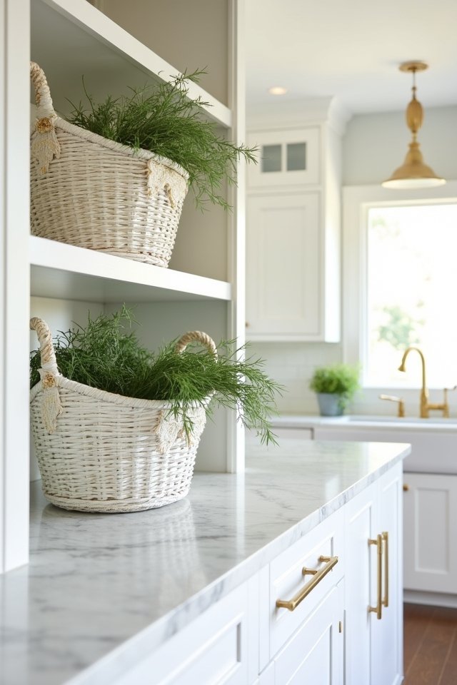 charming organized kitchen decor