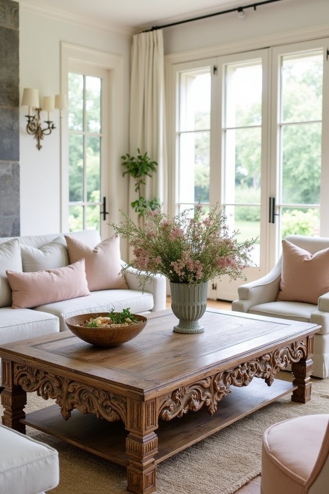 charming rustic coffee table