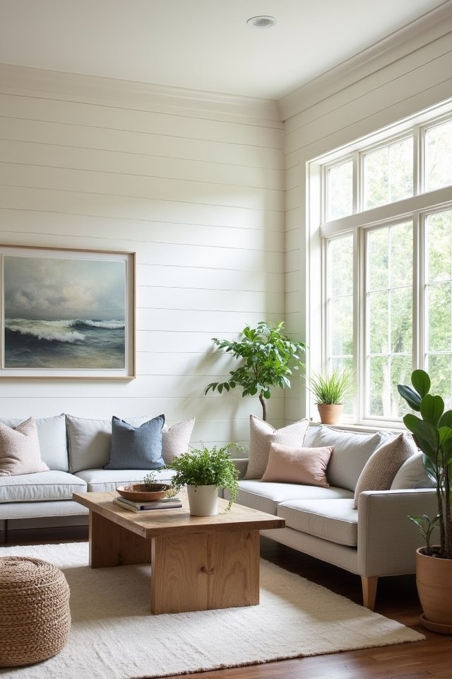 charming rustic shiplap walls