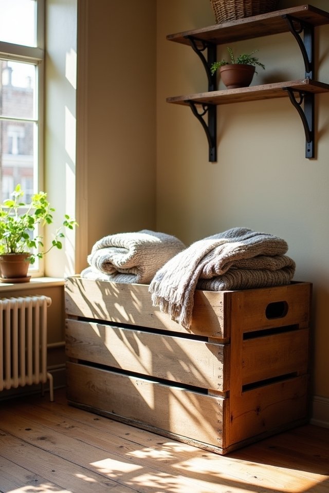 charming rustic storage solutions