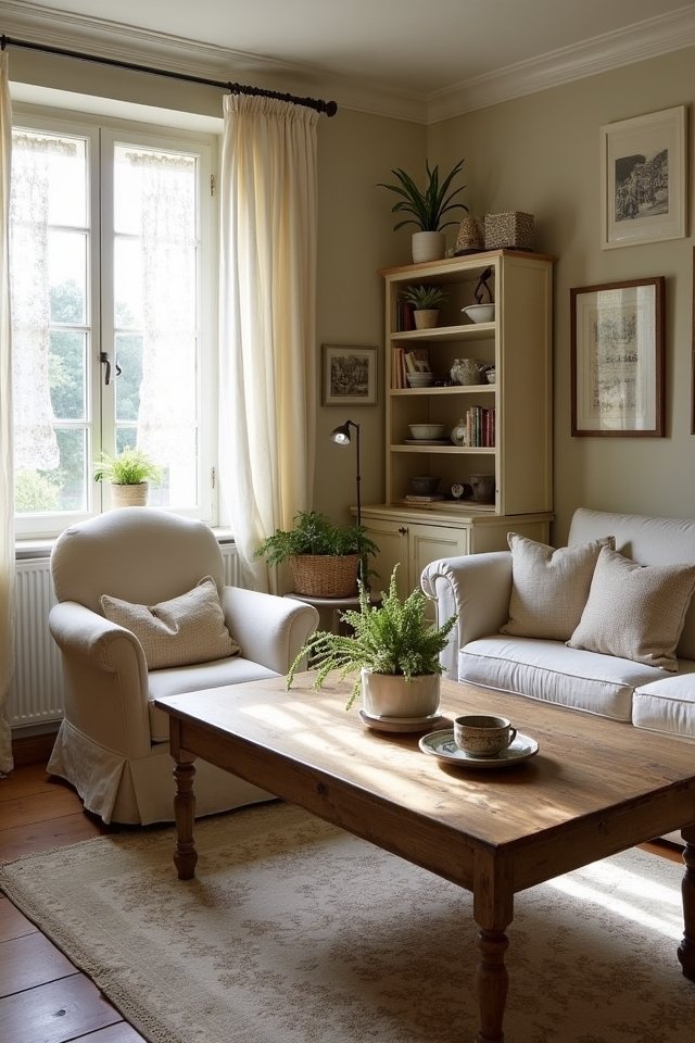 charming rustic wood accents