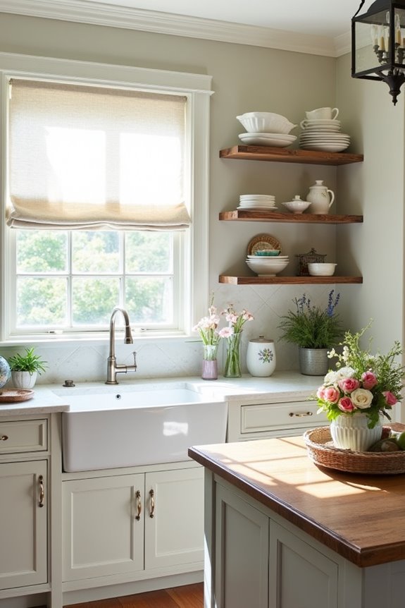 charming spacious farmhouse sink