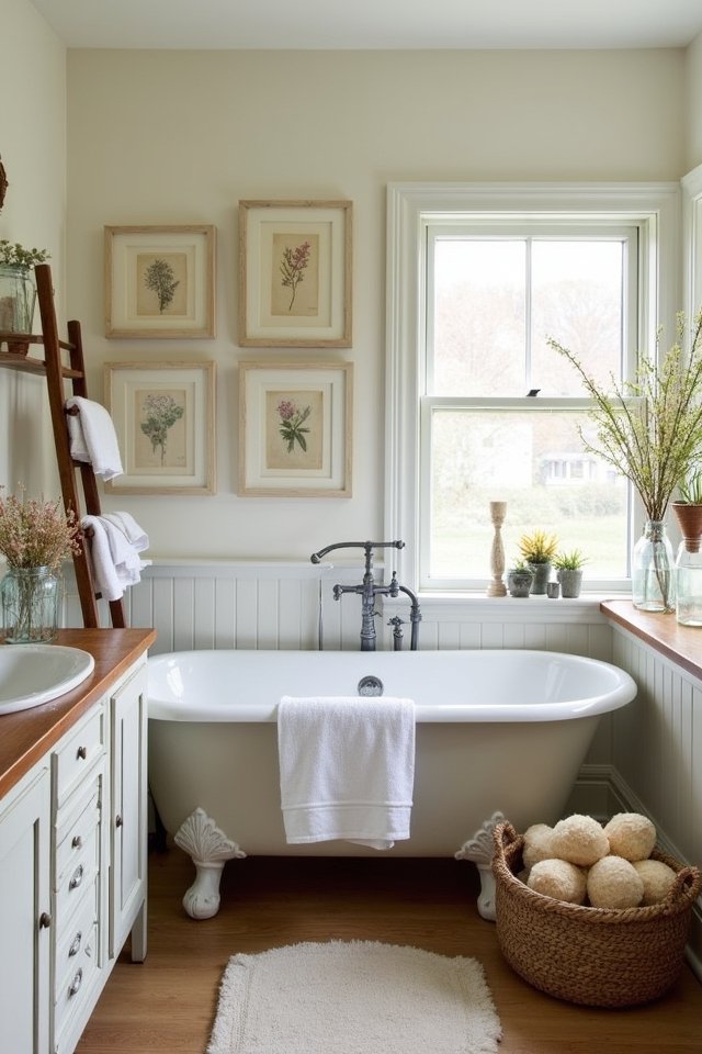 charming vintage bathroom decor