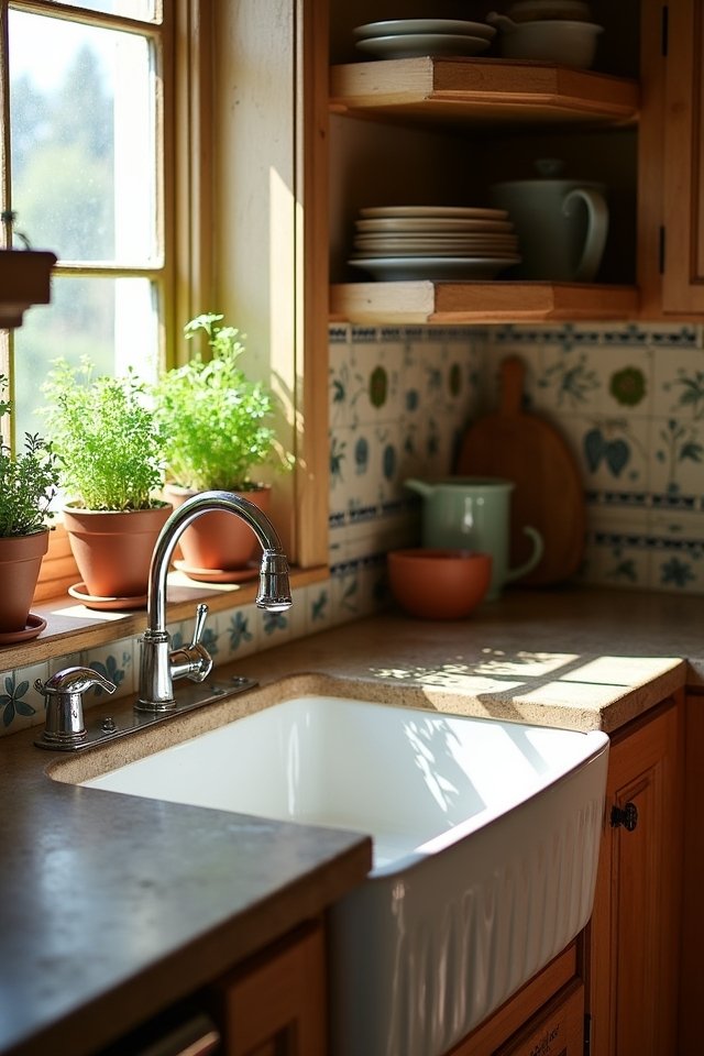 charming vintage farmhouse sink