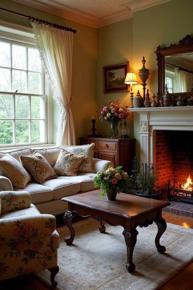 charming vintage furnishings enhance personality