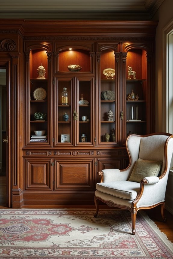 charming vintage inspired cabinets