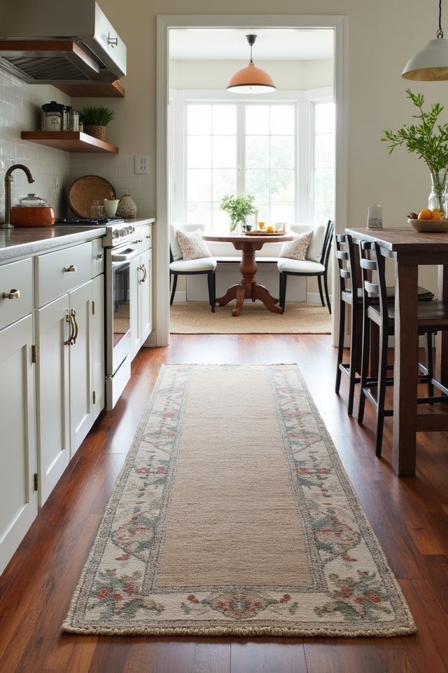 charming vintage kitchen rug