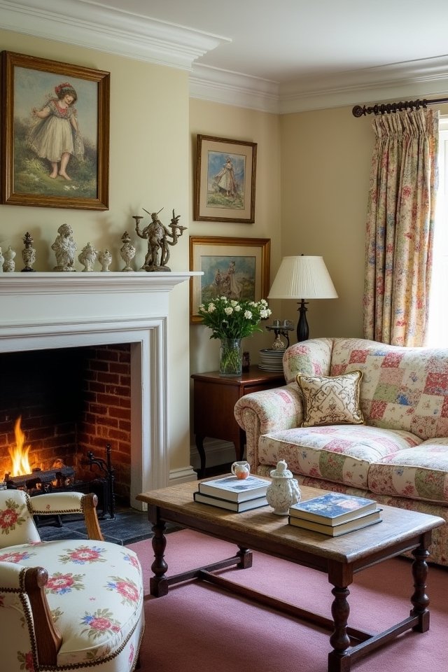 charming vintage living room