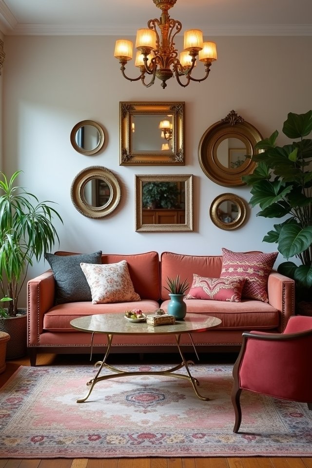 charming vintage living room accents