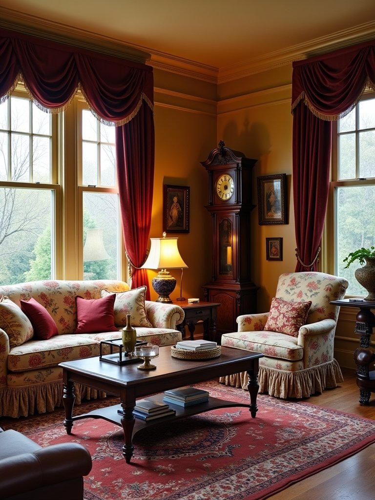 charming vintage living room accents