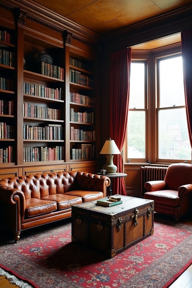 charming vintage reading sanctuary