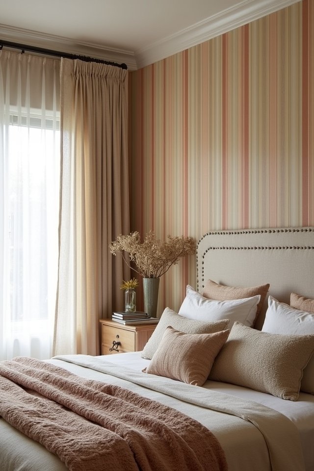 charming vintage stripe decor
