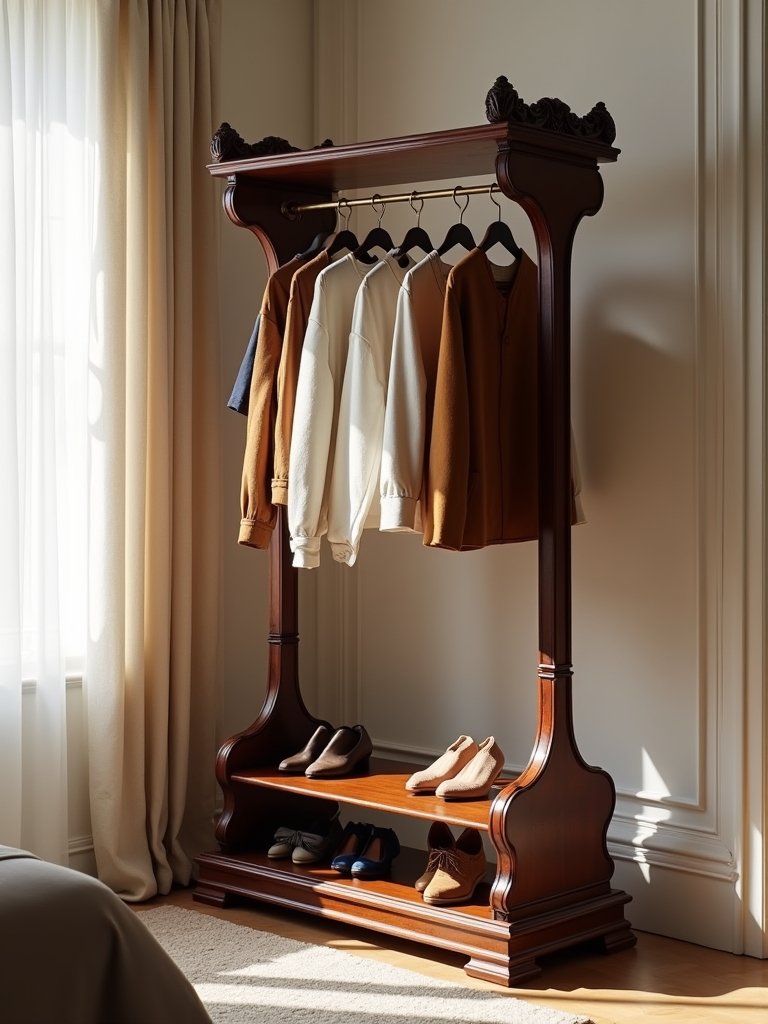 charming vintage wooden stand