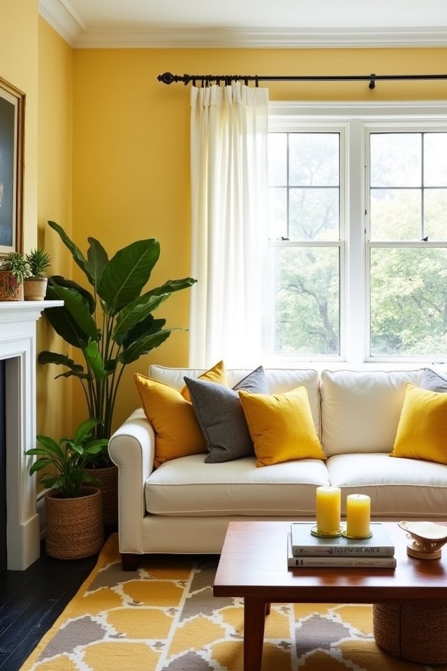 cheerful warm inviting space